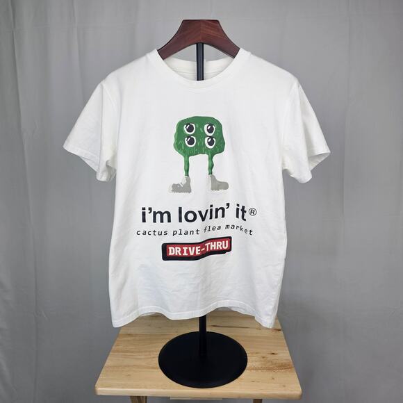 Cactus Plant Flea Market McDonald's Drive-Thru Tee Size M Collab Graphic Hype - Picture 1 of 3